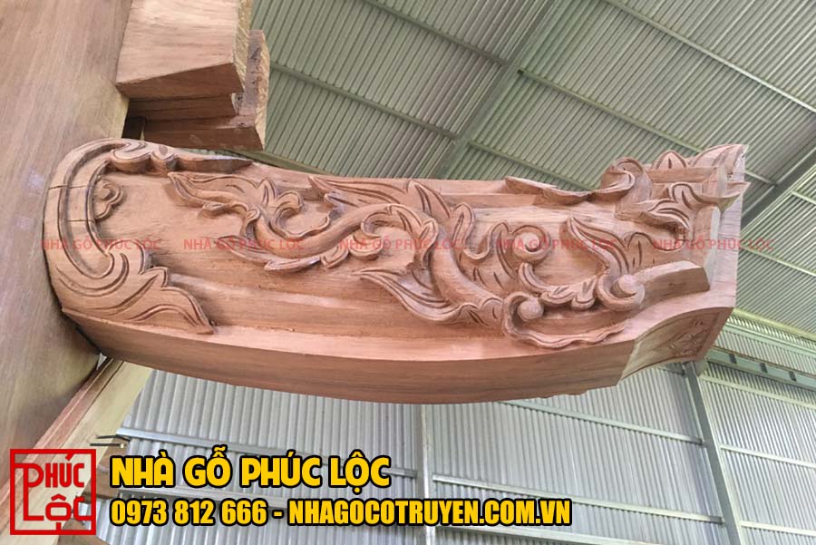 Chạm khắc nhà gỗ lim 5 gian ở Tuyên Quang