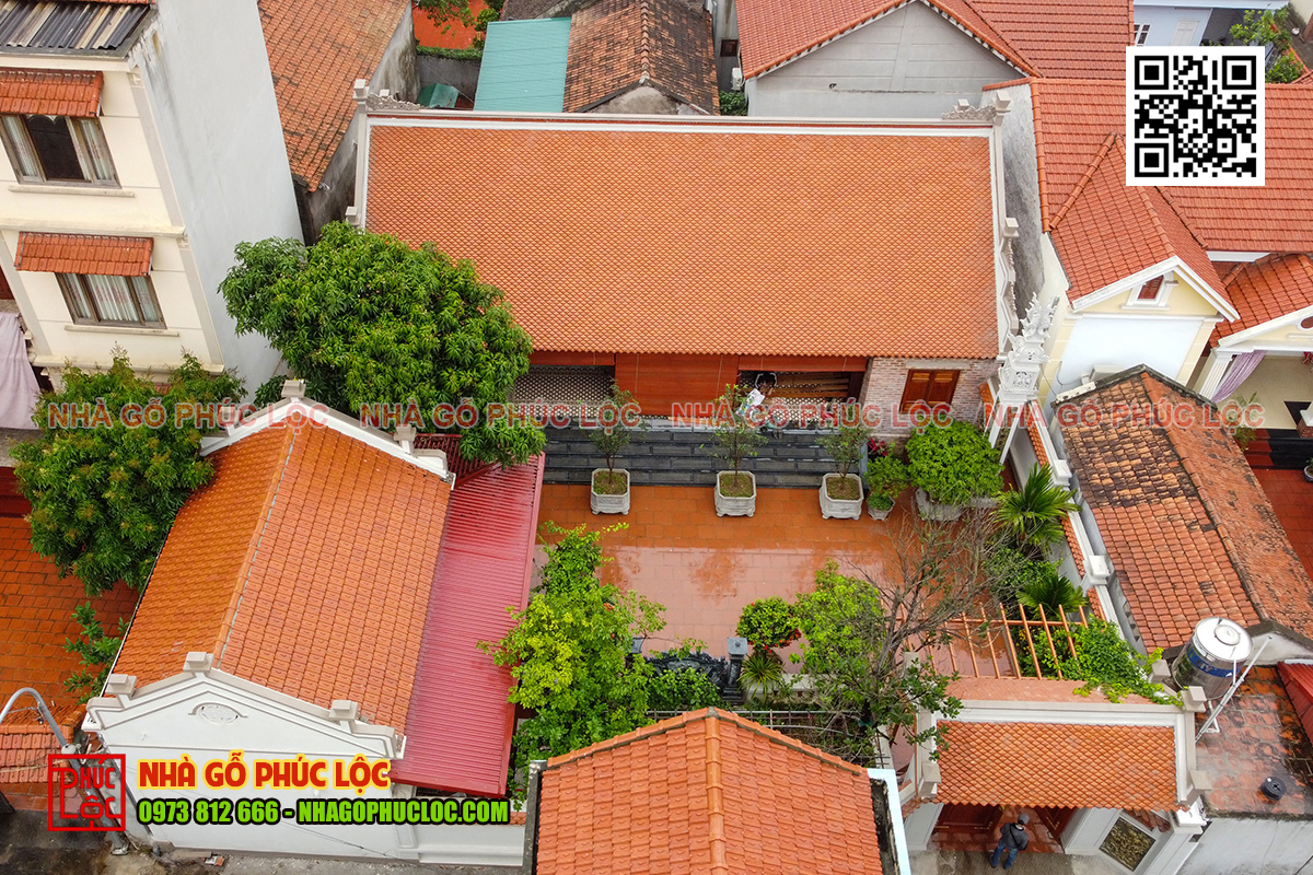 Kiến trúc nhà 3 gian 2 buồng phụ 