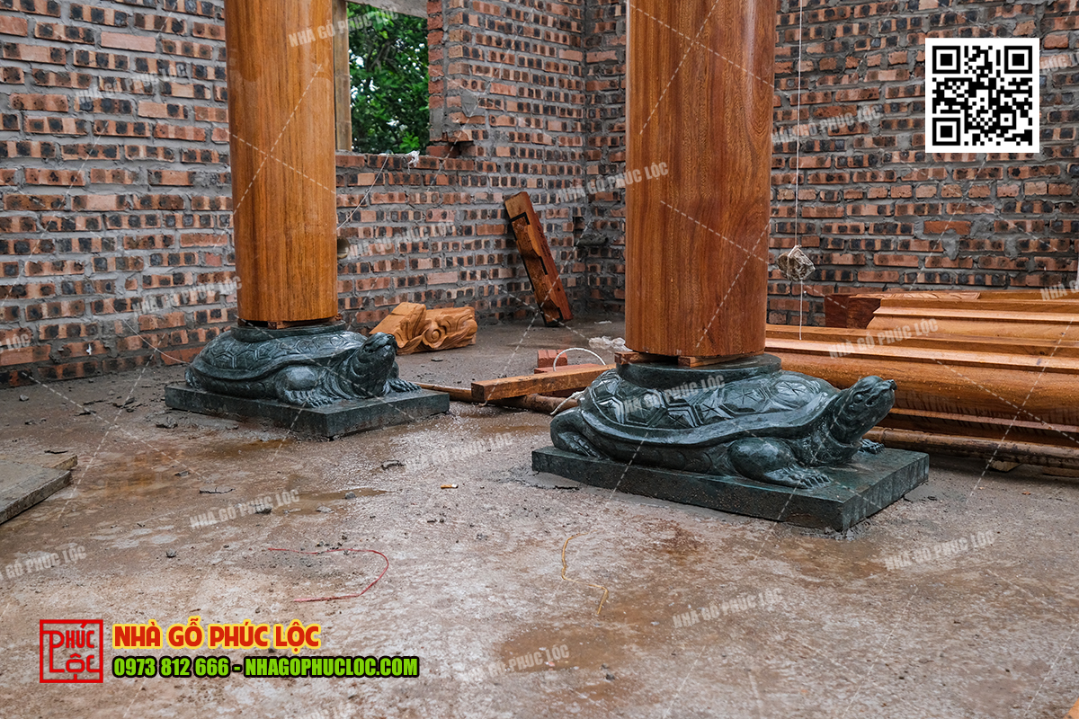 Chân tảng đá kê cột nhà – Điểm nhấn trong kiến trúc nhà gỗ  