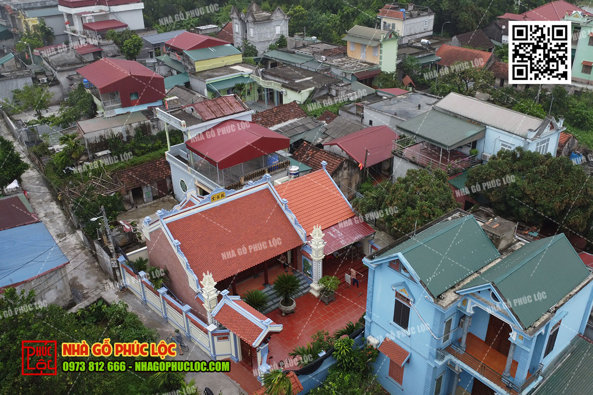 Mẫu nhà 3 gian miền Bắc có hậu cung