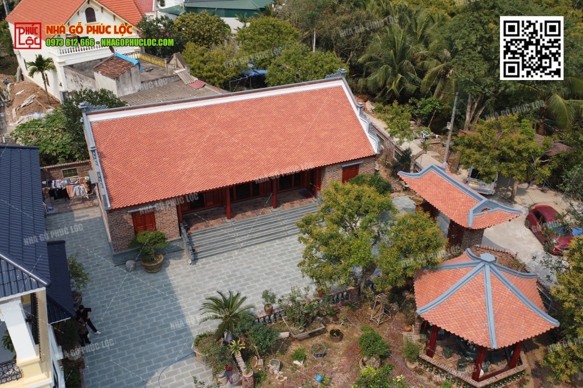 Mái nhà gạch ta nung truyền thống