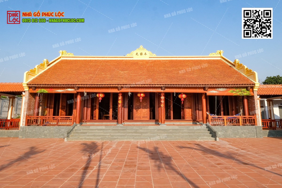 Mẫu nhà gỗ 5 gian đẹp và những lưu ý quan trọng khi thi công