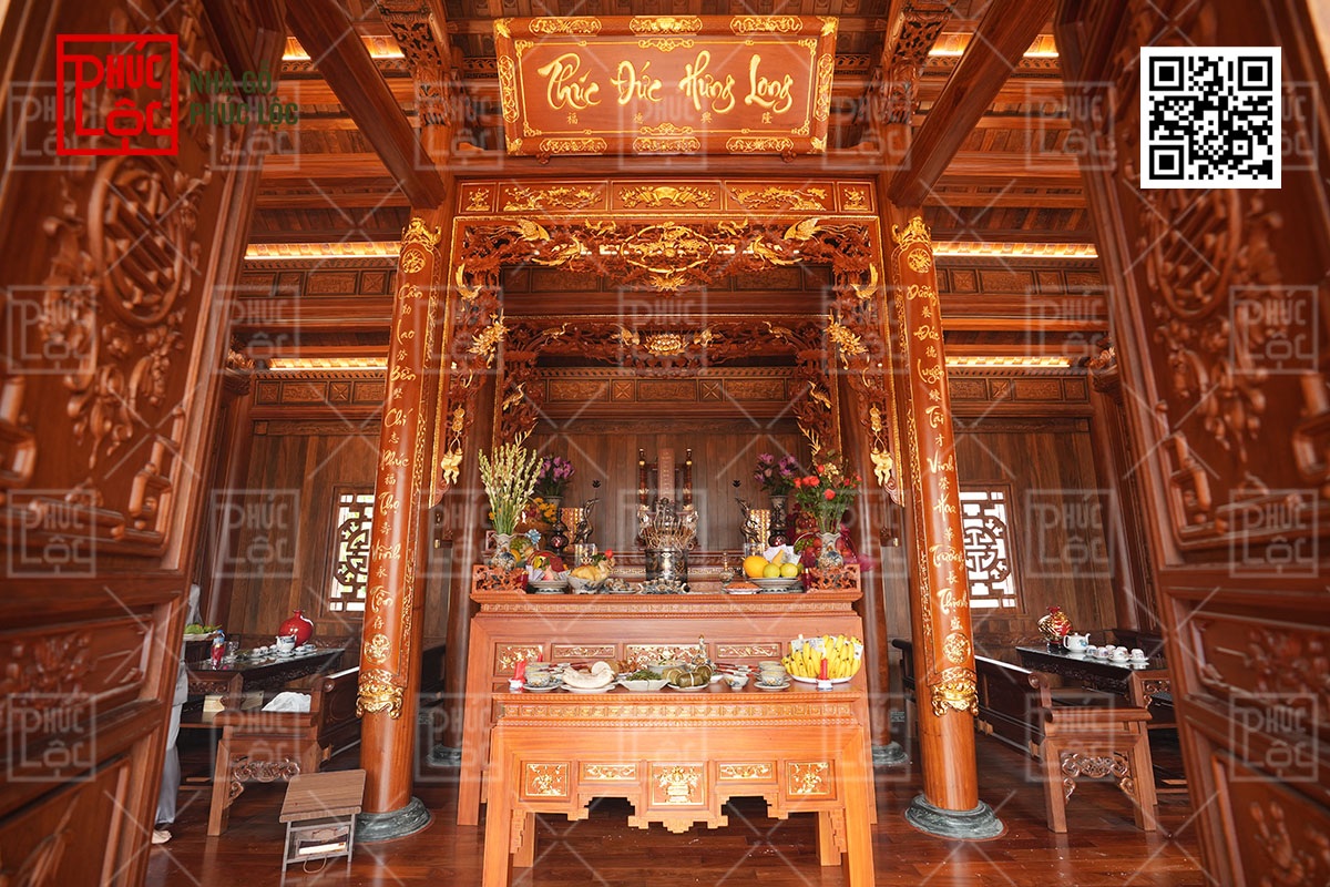 Bố trí không gian thờ